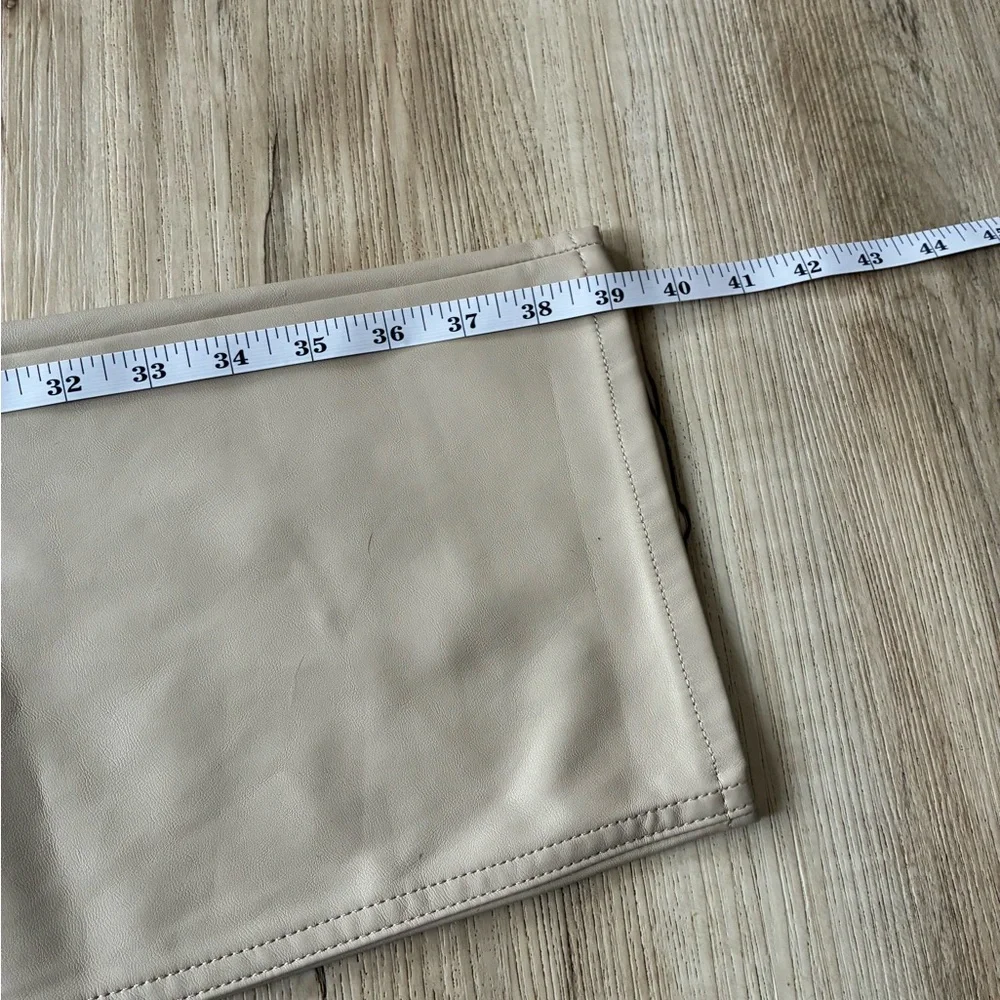 Gap High Rise Vegan Leather Cheeky Straight Pants - Picture 8 of 12